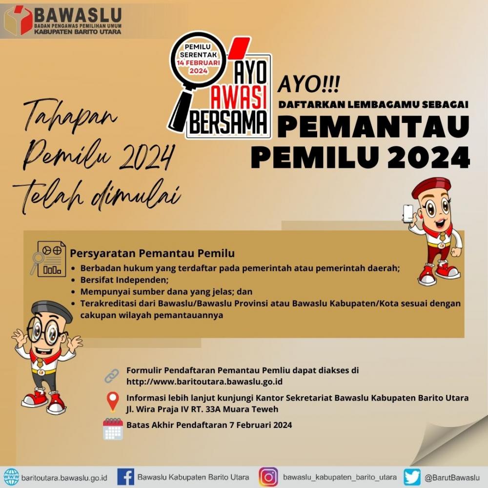 Pendaftaran Pemantau Pemilu