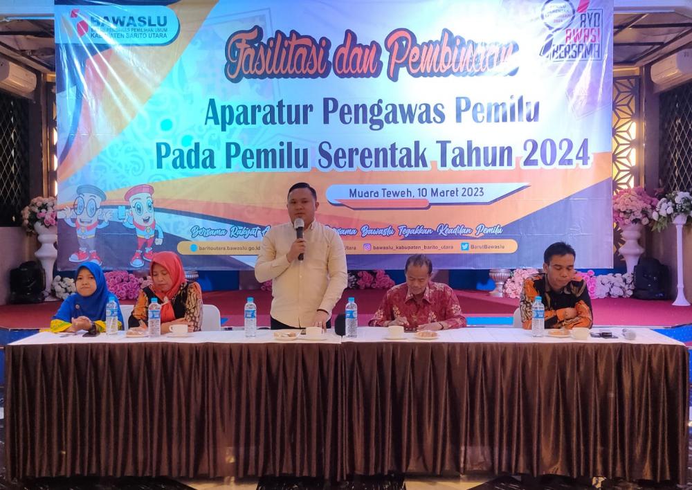 Tingkatkan Kapasitas Aparatur Pengawas Pemilu, Bawaslu Kabupaten Barito Utara Gelar Kegiatan Fasilitasi dan Pembinaan Aparatur Pengawas Pemilu