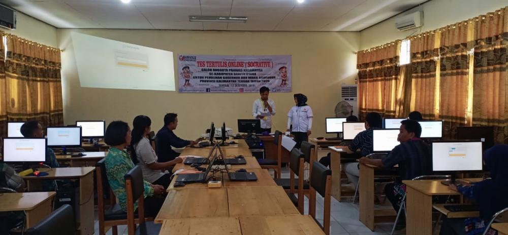 Tes Tertulis Online dengan Socrative dalam Perekrutan Panwas Kecamatan Untuk Pemilihan Gubernur dan Wakil Gubernur Provinsi Kalimantan Tengah Tahun 2020
