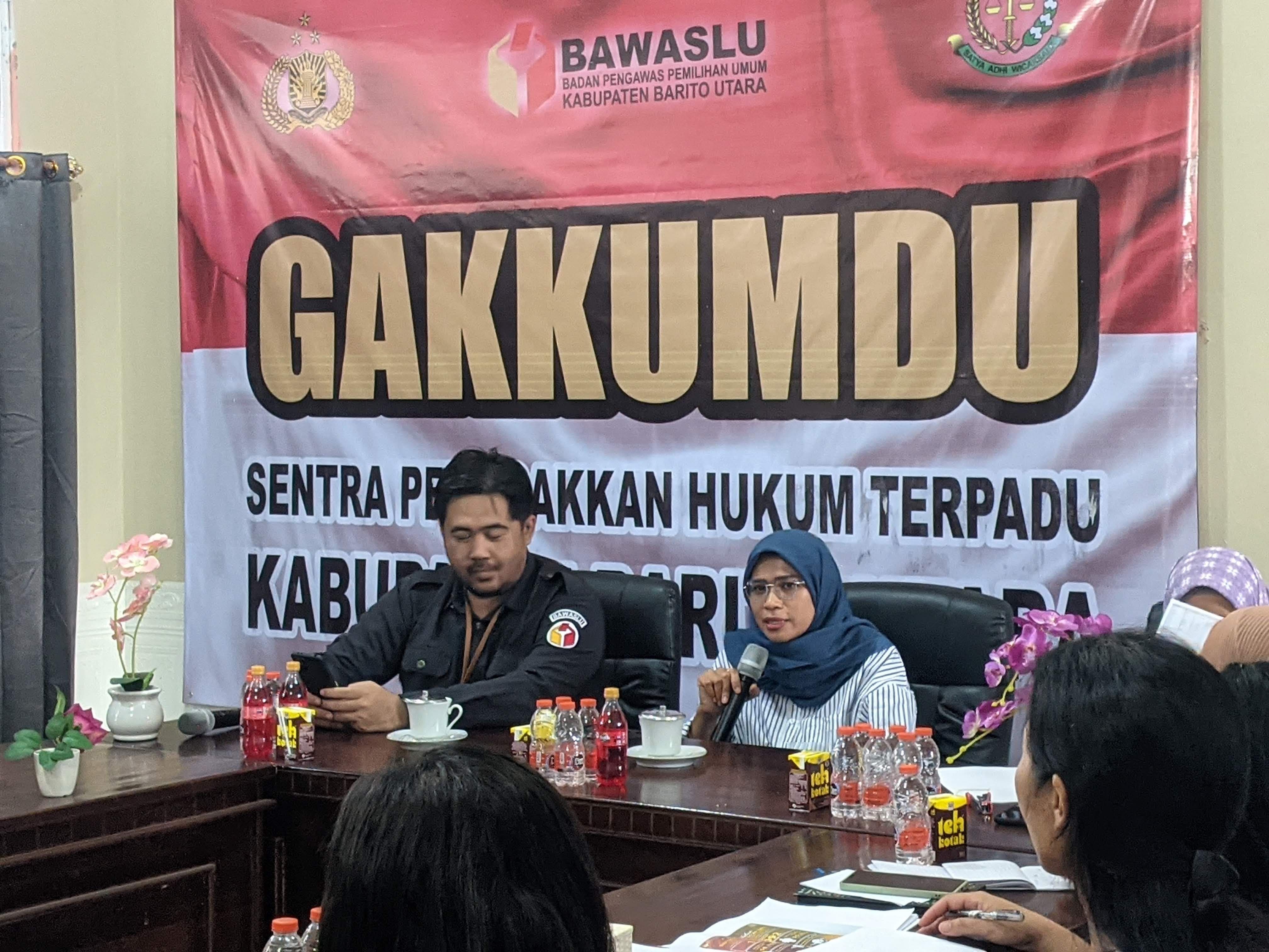 Jelang Penertiban Serentak APK, Bawaslu Barut Lakukan Persiapan Bersama Dengan Panwascam se-Kabupaten Barito Utara