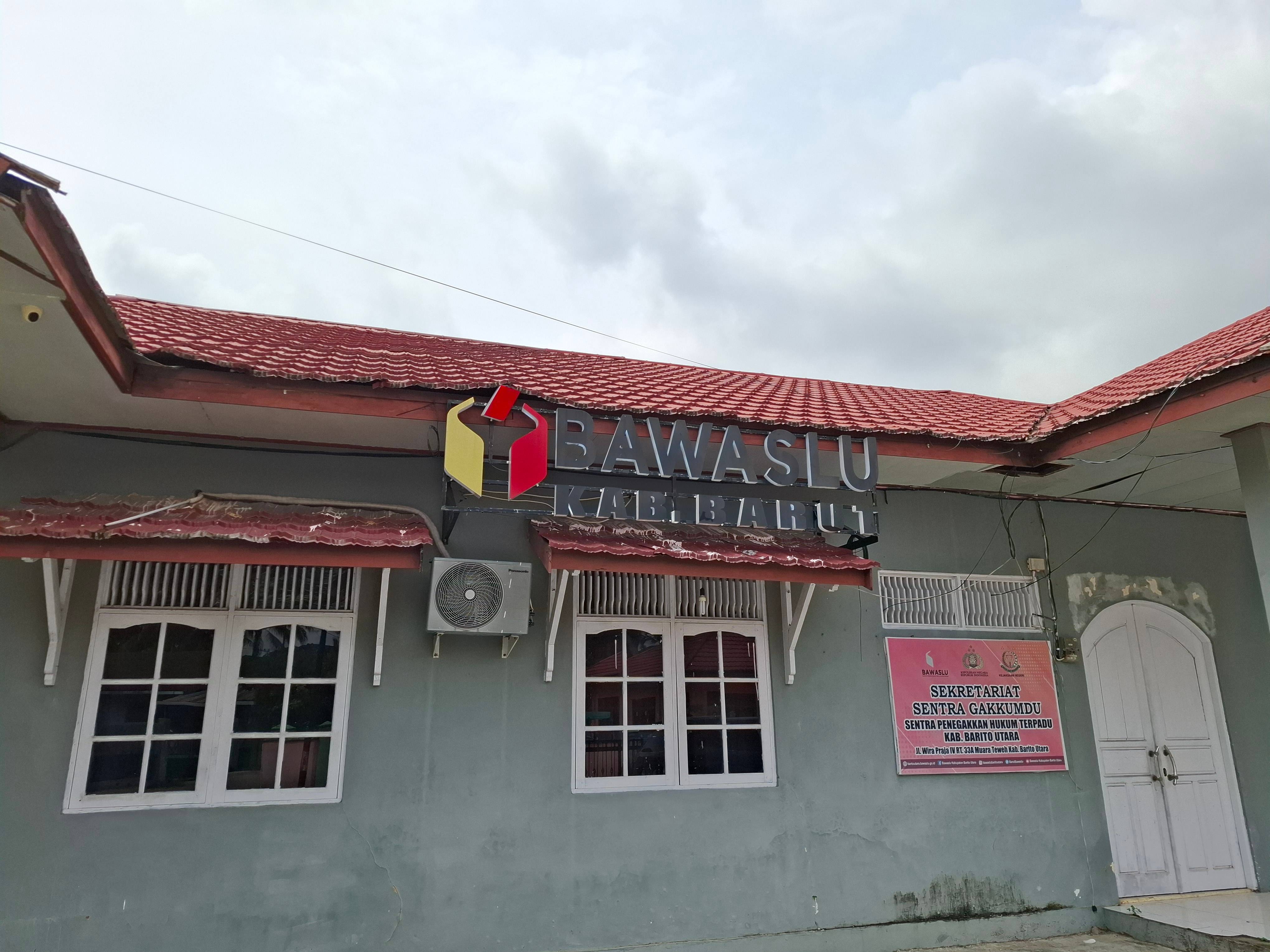 Tampak Depan Kantor Bawaslu Kabupaten Barito Utara