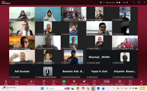 Foto bersama rapat Konsolidasi Kajian Hukum dan Demokrasi (5/2/2026).