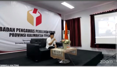 Ngabuburit Pengawasan dibuka oleh Ketua Bawaslu Kalteng bapak Satriadi, Selasa(10/3/2026).