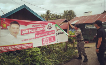 Penertiban Alat Peraga Kampanye (APK)