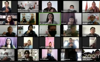Bawaslu Kabupaten Barito Utara Tuan Rumah Webinar Penyelesaian Sengketa