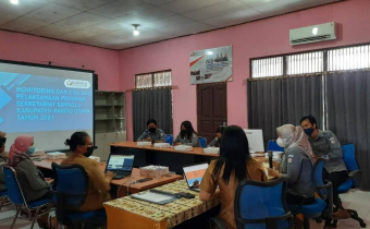 Bawaslu Kabupaten Barito Utara Gelar Rapat Monitoring, Evaluasi dan Pelaporan Program Tahun 2021