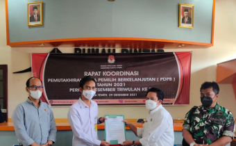 Bawaslu Kabupaten Barito Utara Hadiri Rakor KPU Kabupaten Barito Utara
