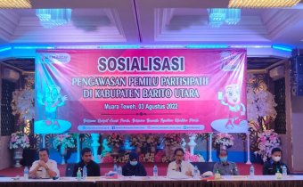 Bawaslu Kabupaten Barito Utara Gelar Sosialisasi Pengawasan Pemilu Partisipatif