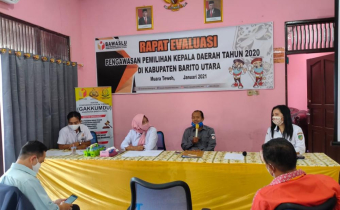 Bawaslu Kabupaten Barito Utara Gelar Rapat Evaluasi