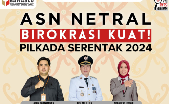 Ketua Bawaslu Barut bersama Pj Bupati Barut dan Ketua KPU Barut