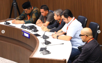Ketua Bawaslu Barut Adam Menghadiri Pembacaan Putusan DKPP, Senin(20/10/2025)