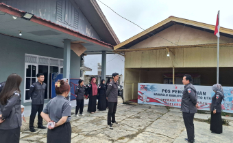 Apel Senin di halaman kantor Bawaslu Barito Utara(2/2/2026).