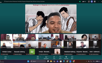 Iji Jaelani Memberikan Pelatihan Kepada Fasilitator pada Rapat Koordinasi Persiapan P2P, Kamis (21/5/2026). 